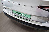 Захисна накладка на задній бампер для Skoda Enyaq 2020+ /нерж.сталь/, фото 6