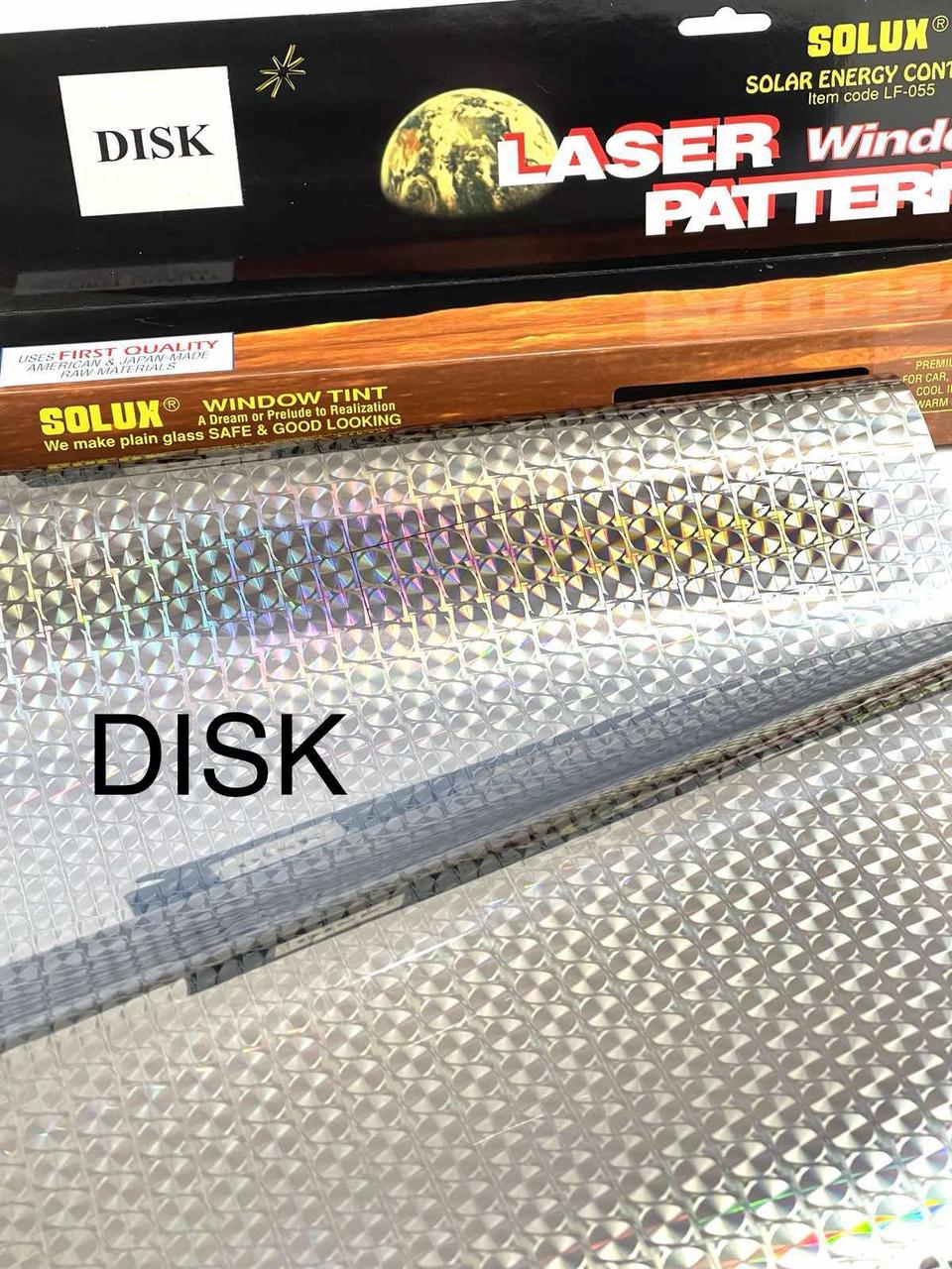 Disk лазерная зеркальная тонировочная пленка голограмма 50смх3м - фото 1 - id-p1477175805