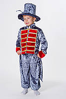 Детский карнавальный костюм для мальчика «Комарик» на рост 110-116 см, серый