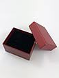 Футляр для каблучки картонний ТТ-100 бордовий, фото 4