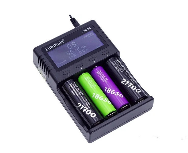 Професійний зарядний пристрій Liitokala Lii PD4 з автозаряджанням, фото 1