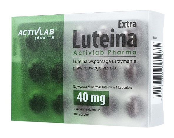 Лютеїн для очей Activlab Luteina Extra 40 мг 30 капсул