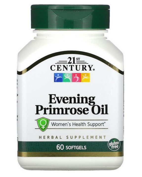 Мвасло примули вечірній 21st Century Evening Primrose Oil 60 sgels