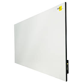 Керамічний інфрачервоний обігрівач 1000Вт Emby CHT-1000, колір білий із терморегулятором, для опалення на 20 м2 розмір 120х60 см