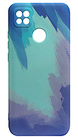 Силікон Xiaomi Redmi 9C dark green Watercolor Case Синій