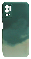 Силікон Xiaomi Redmi Note10 5G/POCO M3 Pro dark green Watercolor Case