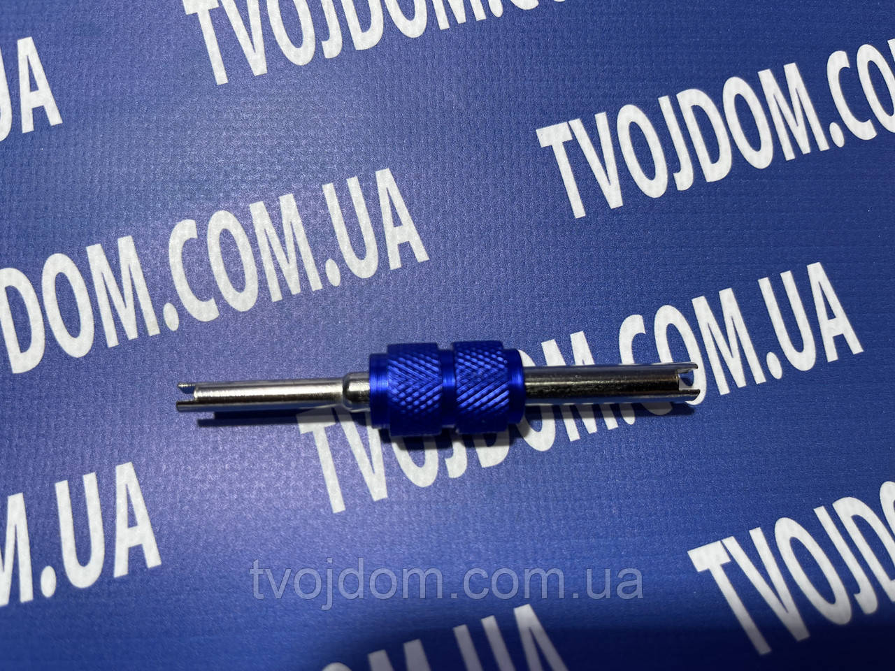 Знімач,викрутка для золотників автокондиціонера (R12/R-134a) синя металева