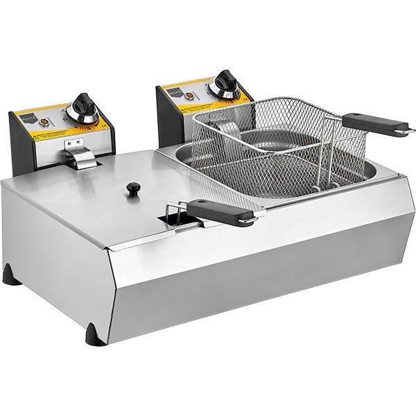 ФРИТЮРНИЦЯ ПРОФЕСІОНАЛЬНА ЕЛЕКТРИЧНА R102 REMTA (8+8 Л)
