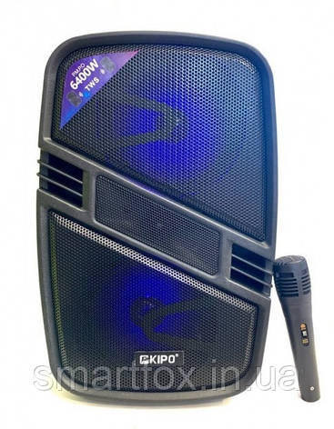 Портативна колонка Bluetooth KIPO KB-Q6 у формі валізи, фото 1