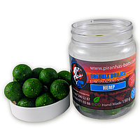 Бойли Piranhas Baits Soluble Boilies Euro Series Hemp 20mm 150gr