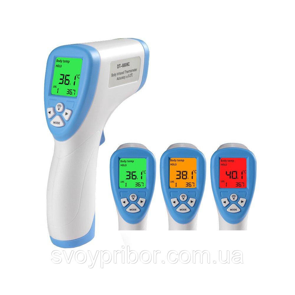 Безконтактний термометр для тіла інфрачервоний, медичний DT-8809C, фото 1