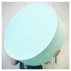 Кругла коробка d= 65, h= 30см бірюза