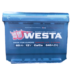 Акумулятор автомобільний Westa 6CT-65 Азе Premium