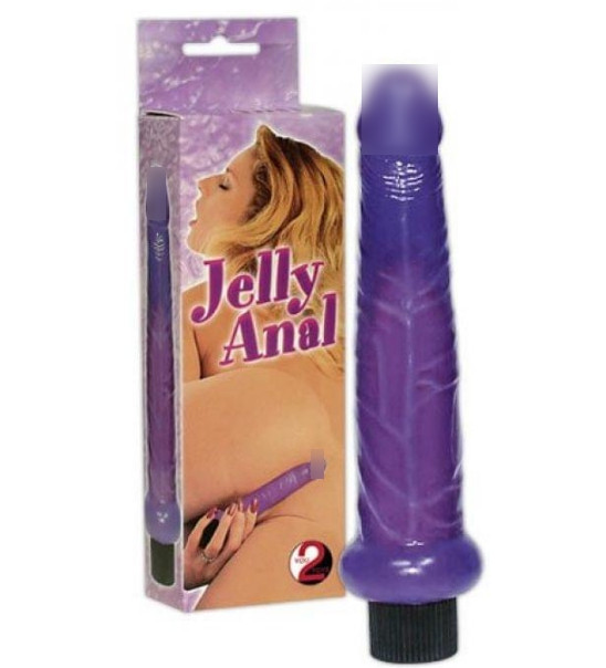 Вібратор - Jelly Anal Purple, фото 1