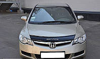 Дефлектор капота, мухобойка Honda Civic Sedan 2005-2011 (Vip)