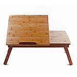 Бамбуковий столик для ноутбука UFT T27, фото 3