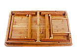 Бамбуковий столик для ноутбука UFT T27, фото 4