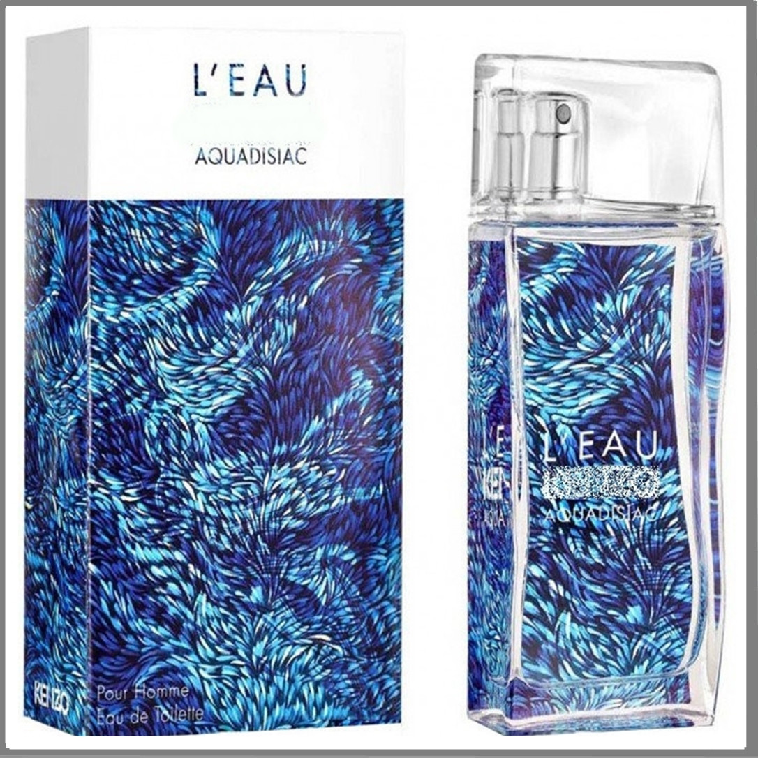 Ken❀o L'eau Aquadisiac Pour Homme туалетна вода 100 ml. (Кен❀про Наповнююча Єау Аквадизиак Пур Хом), фото 1