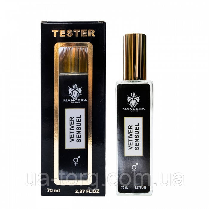 Tester French Mancera Vetiver Sensuel унисекс 70 мл - фото 1 - id-p1477309624