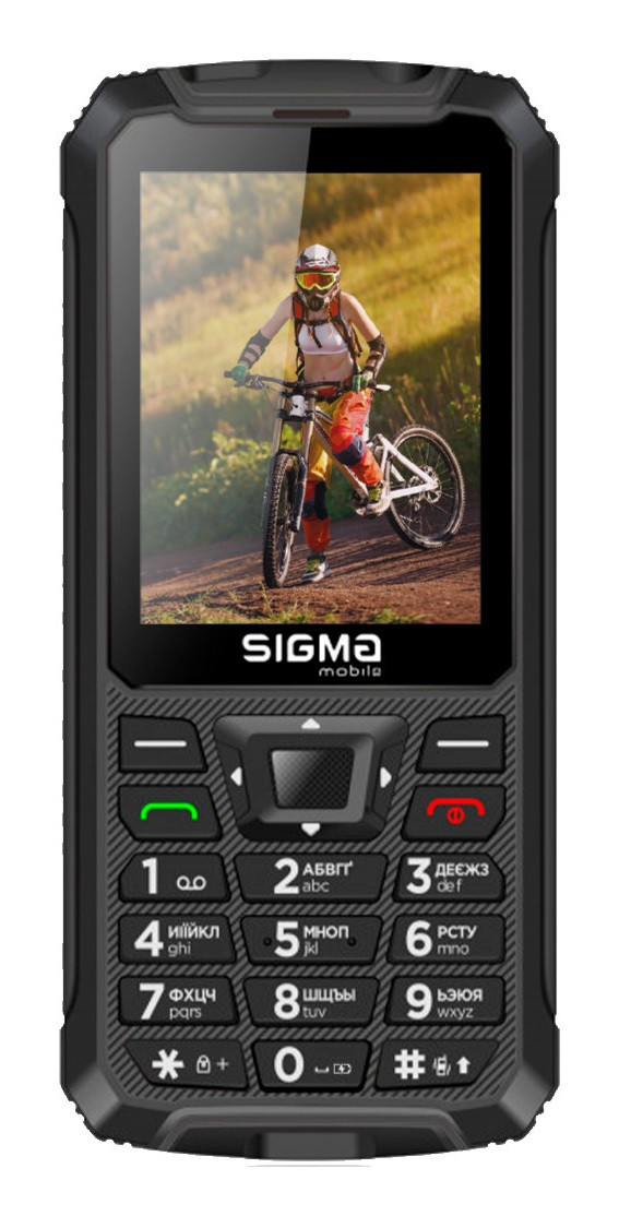 Телефон Sigma X-treme PR68 Black Гарантія 12 місяців