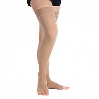 Компресійні панчохи з сил. смужкою 2-й клас відкритий носок 22-32 мм рт ERSA 510/1 Ersamed CCL-2,Туреччина