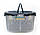 Кошик для пікніка овальний 22 л пластиковий "PlastArt" (колір — сірий) Irak Plastik (Туреччина) SP-110-4, фото 4