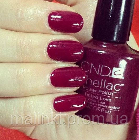 CND Shellac 7.3ml гель лак шеллак Оригинал, Tinted Love( темная малина) - фото 2 - id-p226050170