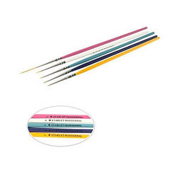 Набір пензлів для малювання Starlet Professional, 5 ШТ