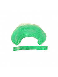 Одноразові шапочки (зелені), 100 шт