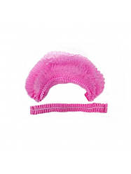 Одноразові шапочки (рожеві), 100 шт