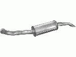 Глушник Сітроен БХ (Citroen BX) 1.6 i / 1.9 i / 1.8 TDi 85-94 (04.20) Polmostrow алюминизированный