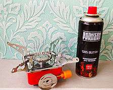 Портативна газова плита | Портативная газовая горелка с пьезоподжигом