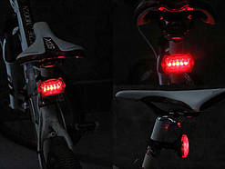 Стоп сигнал на велосипед, фара задня мигалка,велосипедний ліхтар,велофара,сигнал маячок,габарит