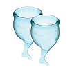 Менструальні чаші SATISFYER FEEL SECURE MENSTRUAL CUP LIGHT BLUE, фото 2