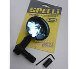 Дзеркало Spelli Кругле, кріплення в торець керма, покриття антивідблиску, фото 2