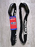 Велозамок-ланцюг протиугінний TONYON,трос кодовий,ланцюгової замок в текстилі, фото 4