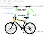 Стельове кріплення, підвісний кронштейн для велосипеда, фото 8