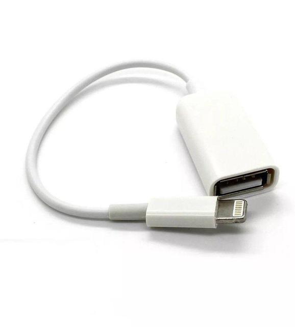 Адаптер переходник Lightning OTG USB iPhone 5 6 7 8 9 10 11 12 13 14 iPad