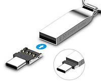 Переходник USB3.0 Micro на Type-C OTG Адаптер