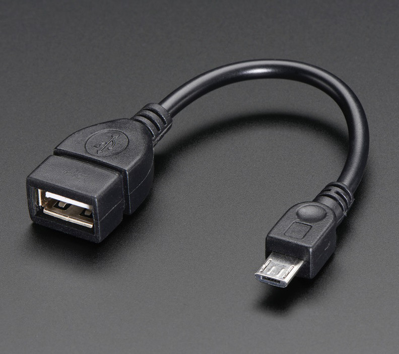 OTG Кабель Перехідник USB (мама) — micro USB (тато) Адаптер