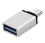 Перехідник Type-C 3.1 USB 3.0 OTG Адаптер, фото 3