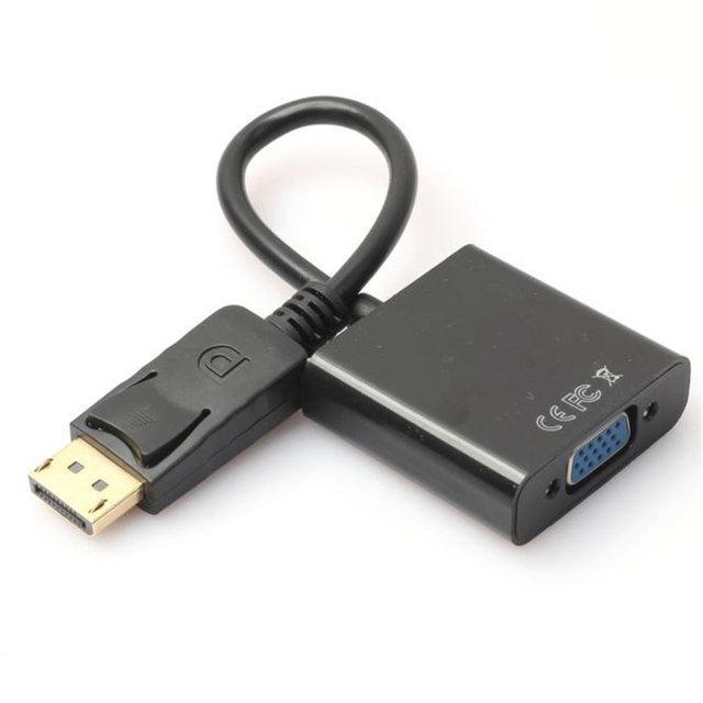 Перехідник DisplayPort на VGA Емулятор Конвертер Адаптер Дисплейпорт
