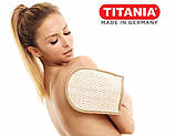 Масажна лазнева рукавичка чорна TITANIA art.7723, фото 5