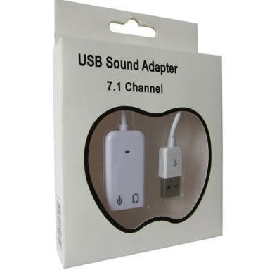 Зовнішня Звукова Карта USB Шнуром 7.1 Audio 3D Sound Card