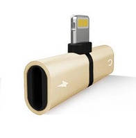 Splitter Double Lightning 2 в 1 Навушники і Зарядка iPhone 7 8 Plus Адаптер Спліттер Перехідник Розгалужувач