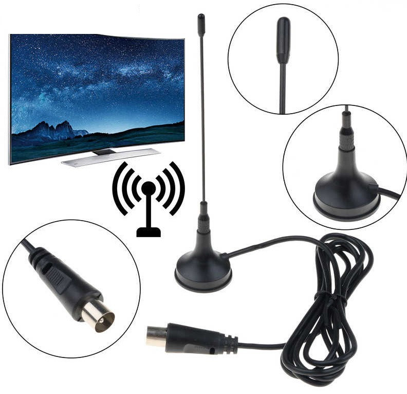 Мини ТВ DVB-T/T2 5DBi Комнатная Антенна Цифровая, фото 1