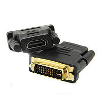 DVI 24+5 - HDMI адаптер переходник, позолоченный