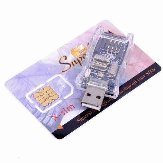 USB сім кард рідер клонер + SuperSim, MultiSim sim + Диск, фото 1