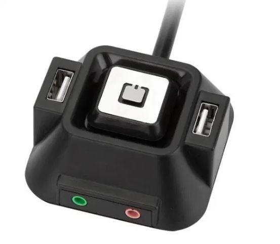 Виносна кнопка включення / вимкнення ПК - USB, AUDIO, MIC комп'ютера