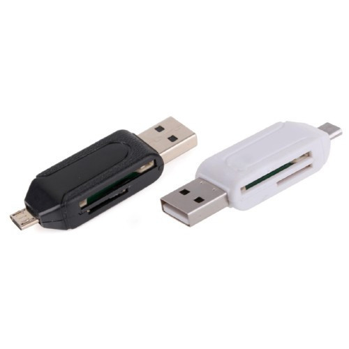 USB OTG Micro USB MicroSD, SD картрідер для Android